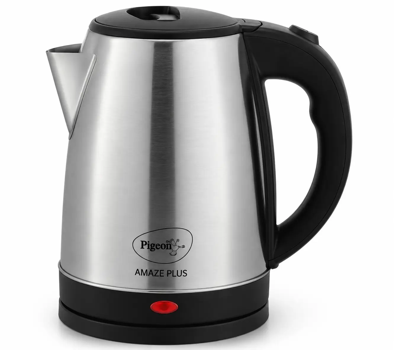 Pigeon Amaze Plus 1.5 litre stainless steel electric kettle with 1300 watt power and automatic shut off